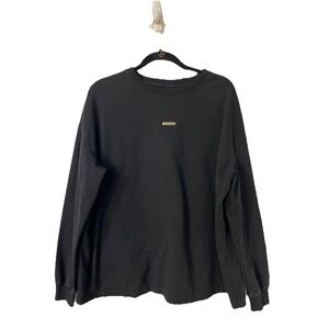 MMW Jupe Vendue Long Sleeve Sweatshirt  Black Crew Neck Sz Large Oversized